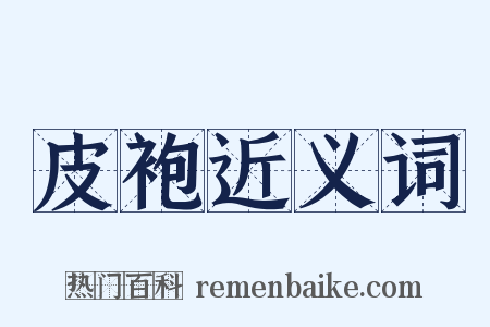 皮袍近义词是什么意思的图片
